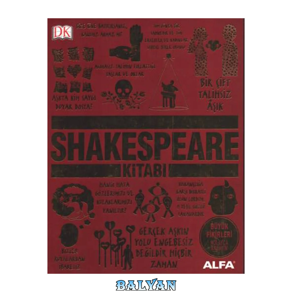 جلد کتاب Shakespeare Kitabı