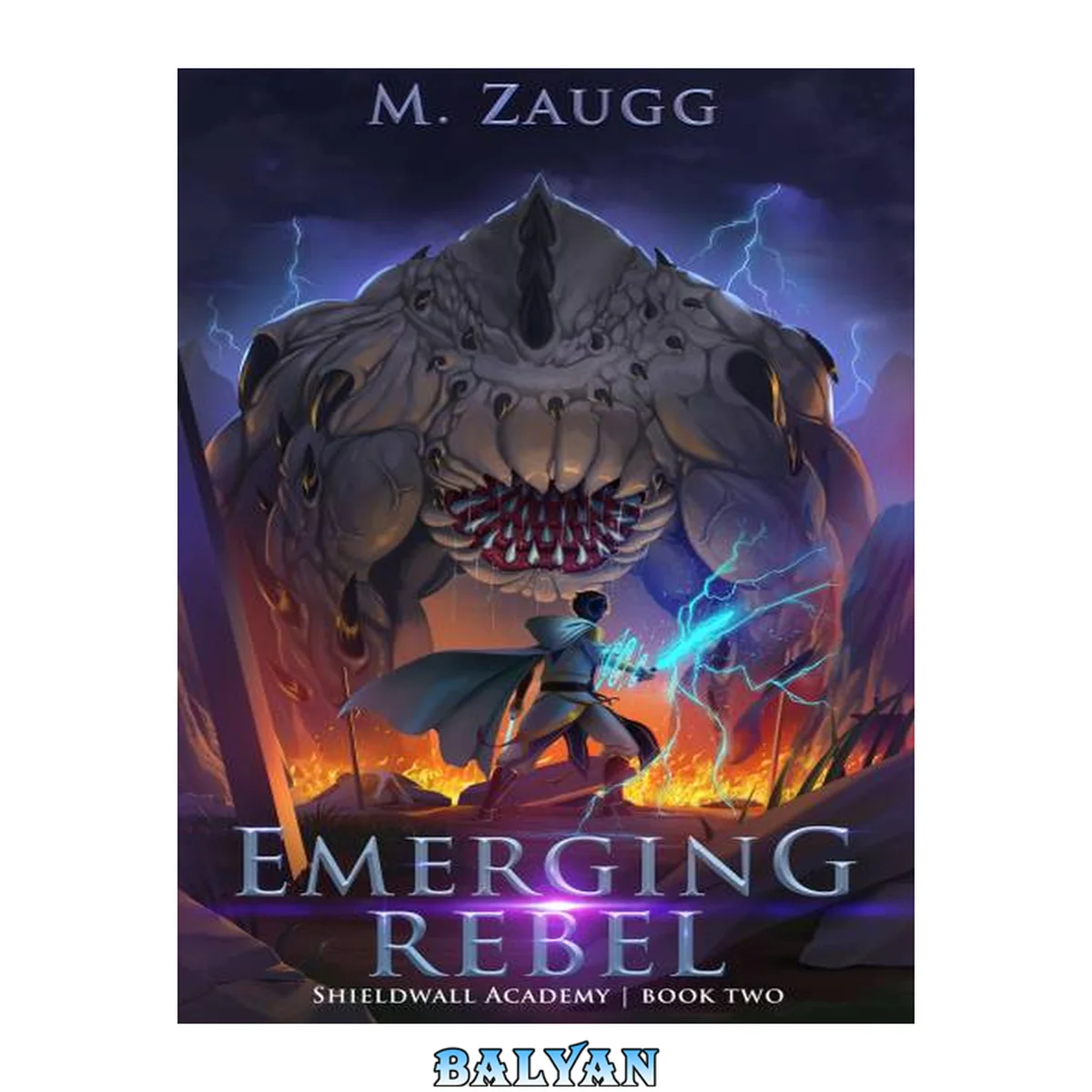 جلد کتاب Emerging Rebel: A LitRPG Academy Adventure (Shieldwall Academy Book 2)