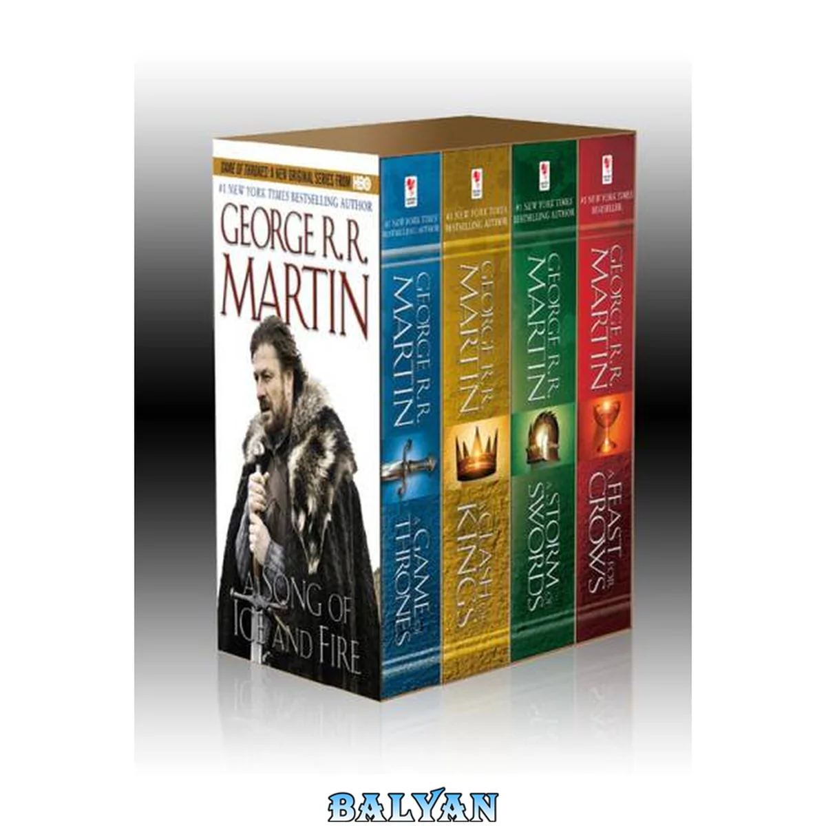 جلد کتاب George R. R. Martin's a Game of Thrones 4-Book Bundle