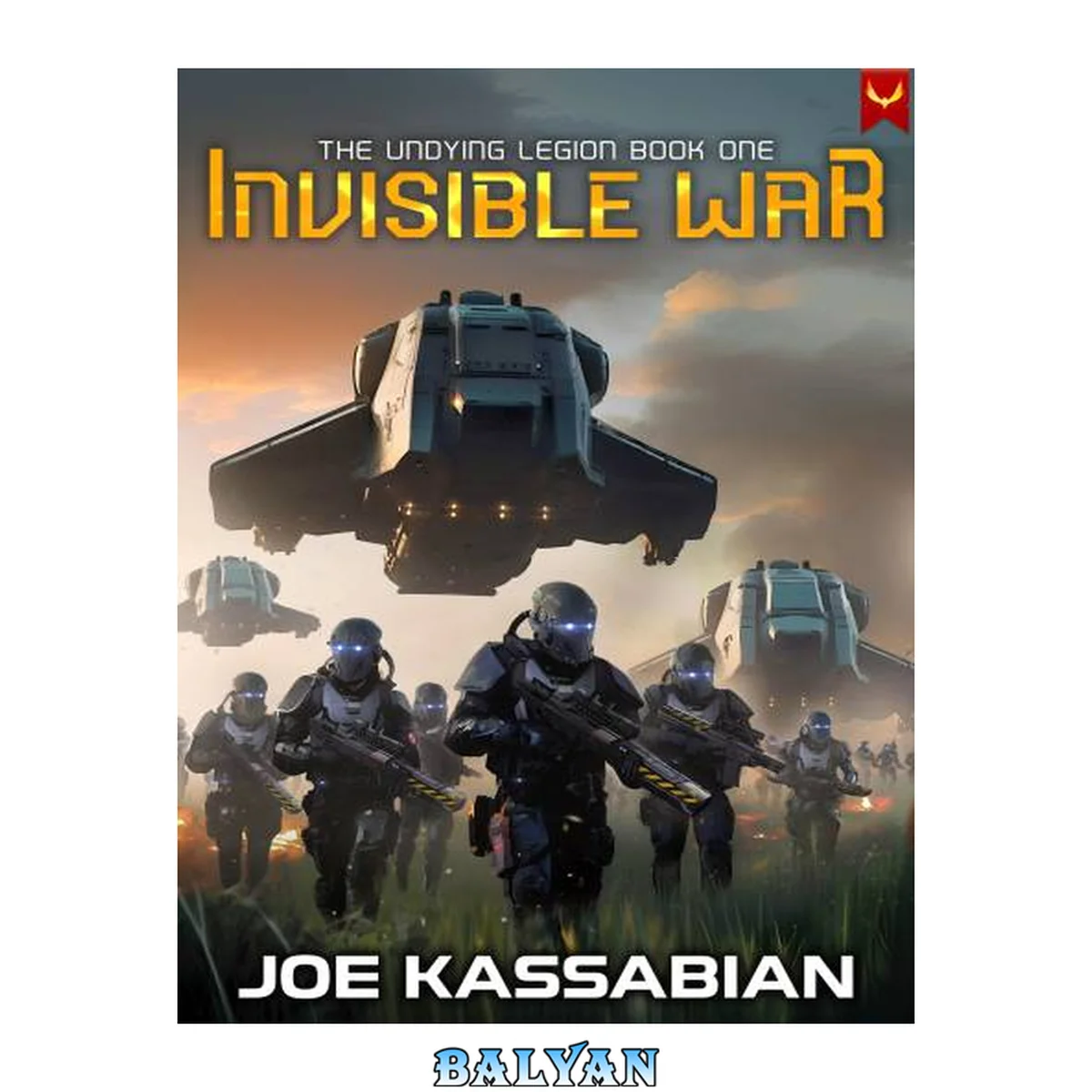جلد کتاب Invisible War: A Military Sci-Fi Series (The Undying Legion Book 1)