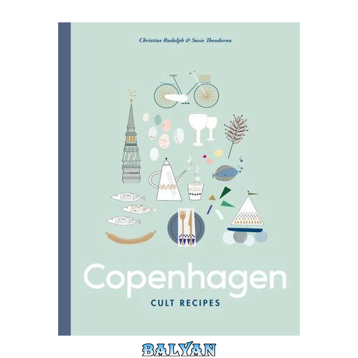 جلد کتاب Copenhagen Cult Recipes By Christine Rudolph and Susie Theodorou &amp; Venice Cult Recipes By Laura Zavan 2 Books Collection Set