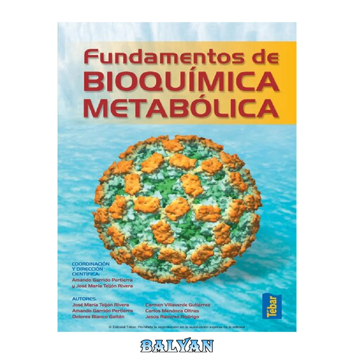 جلد کتاب Fundamentos de bioquimica metabolica