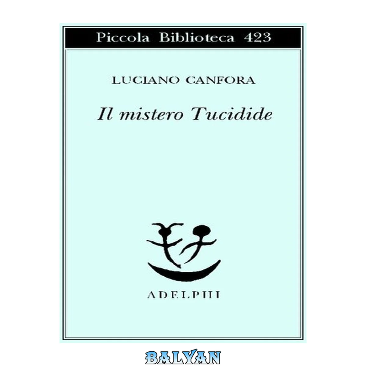 جلد کتاب Il mistero Tucidide