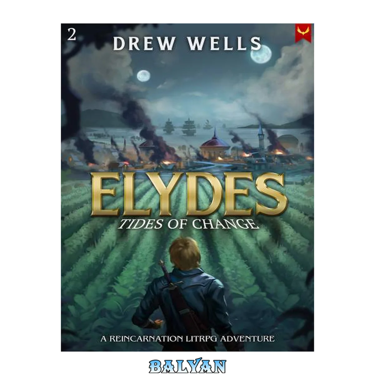 جلد کتاب Elydes 2: Tides of Change: A LitRPG Adventure