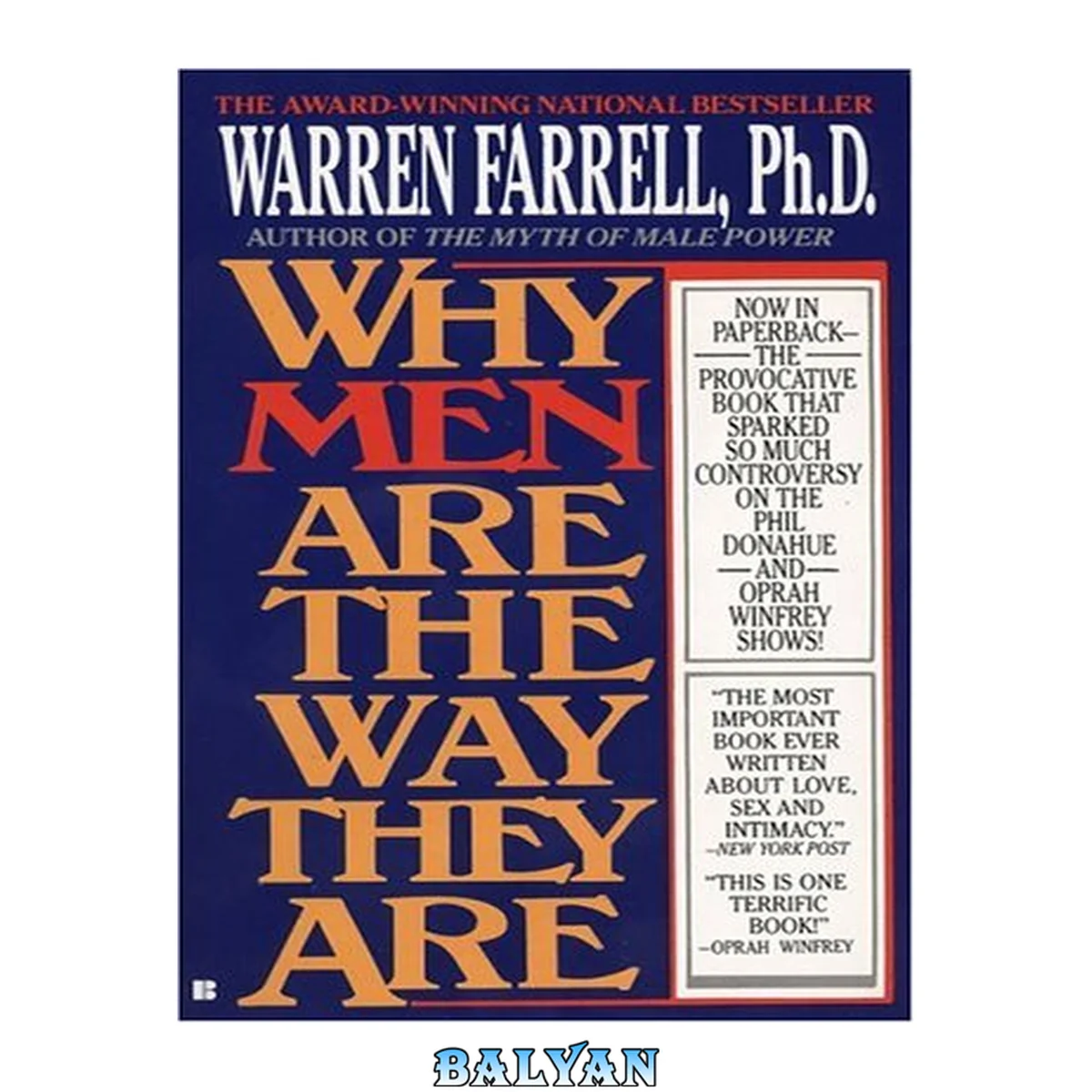 جلد کتاب Why men are the way they are : the male-female dynamic