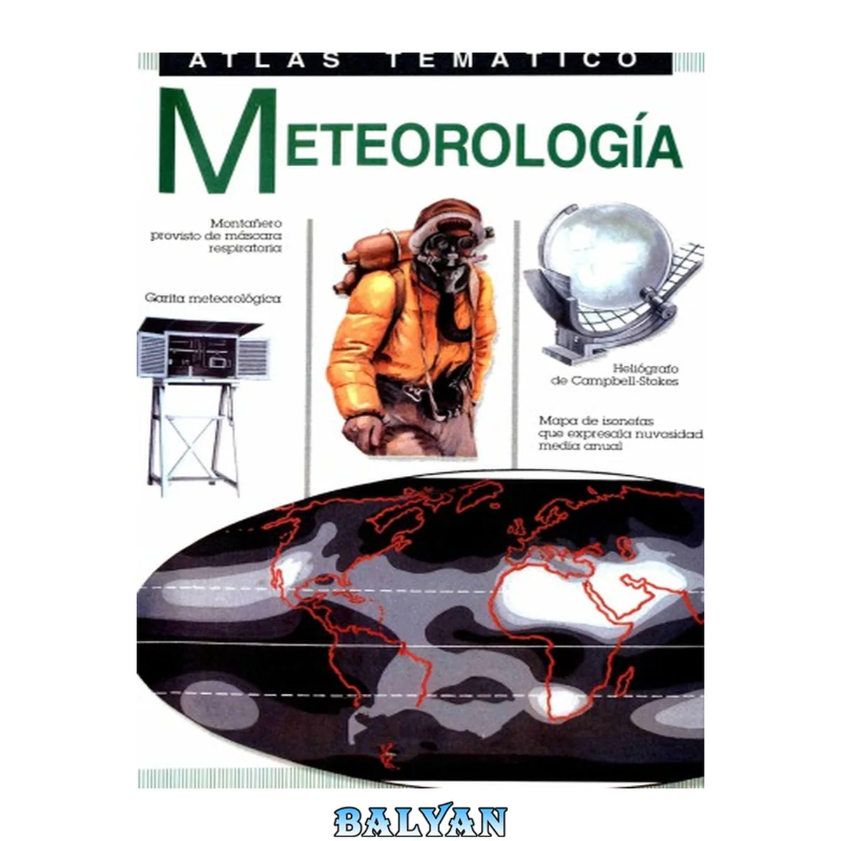 جلد کتاب Atlas Temático de Meteorología