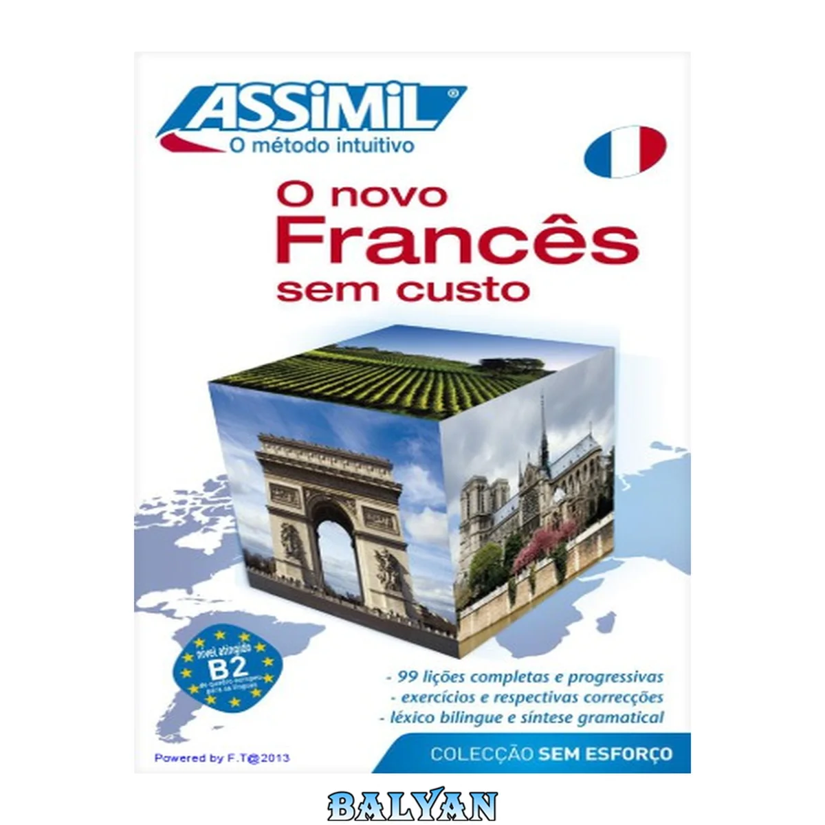 جلد کتاب Assimil, O novo Francês sem custo