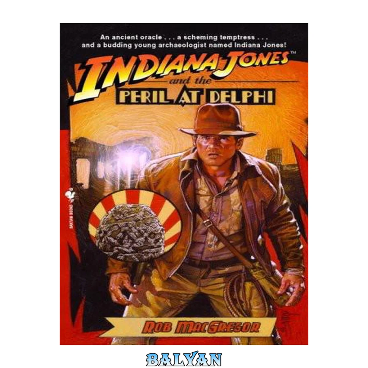 جلد کتاب Indiana Jones and the Peril at Delphi