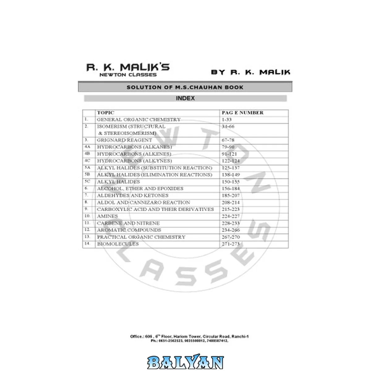 جلد کتاب Solutions of MS Chauhan (Advanced)