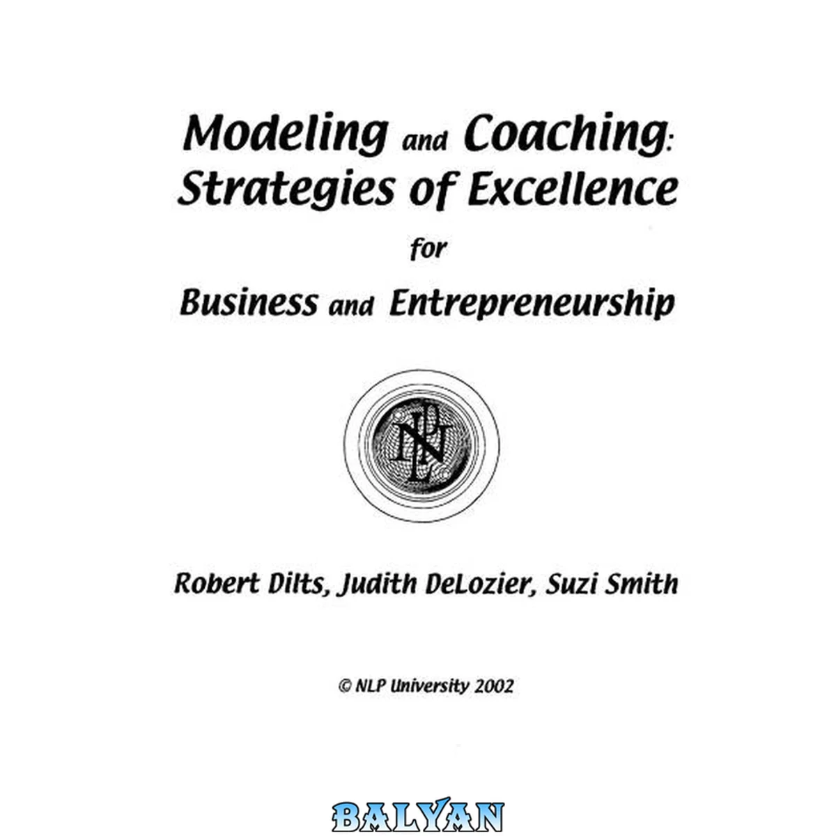 جلد کتاب Modeling and coaching. Strategies of excellence