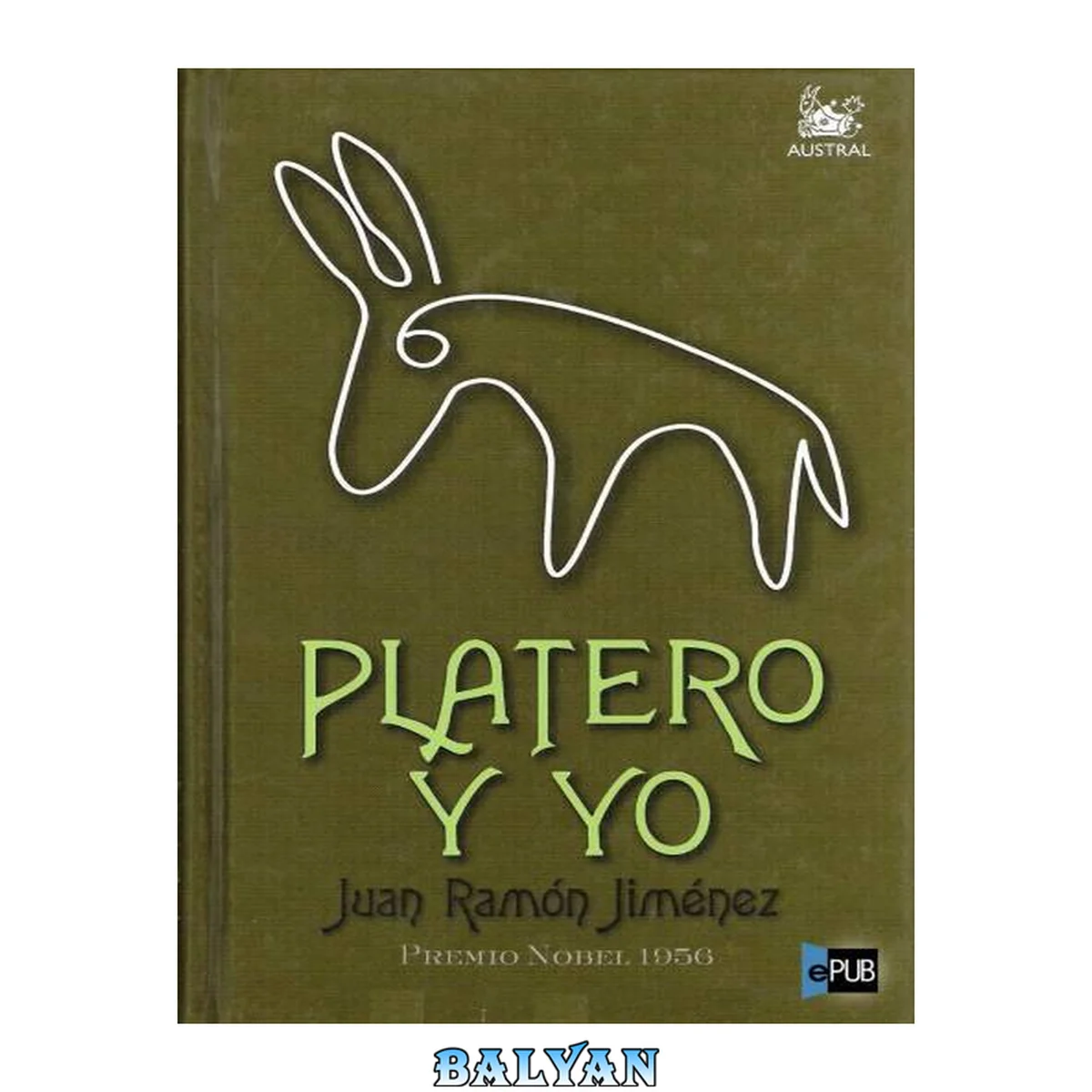 جلد کتاب Platero y yo