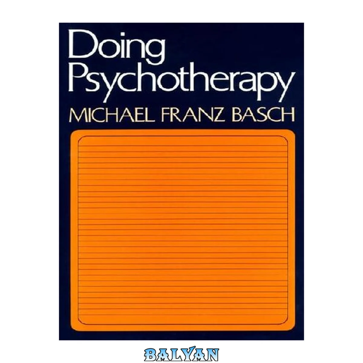 جلد کتاب Doing Psychotherapy