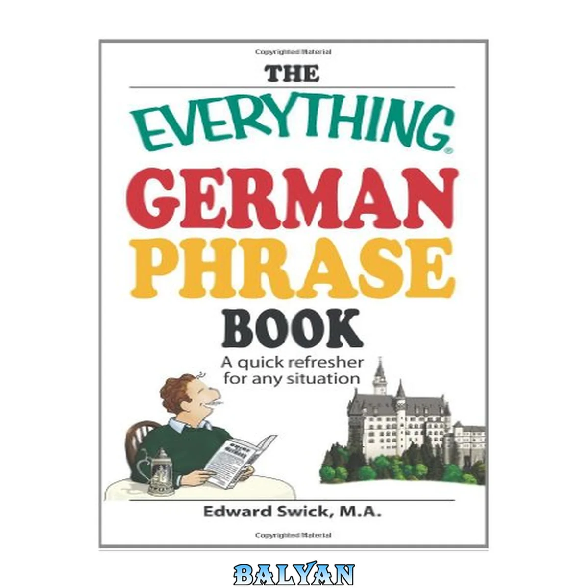 جلد کتاب The Everything German Phrase Book: A quick refresher for any situation (Everything®)