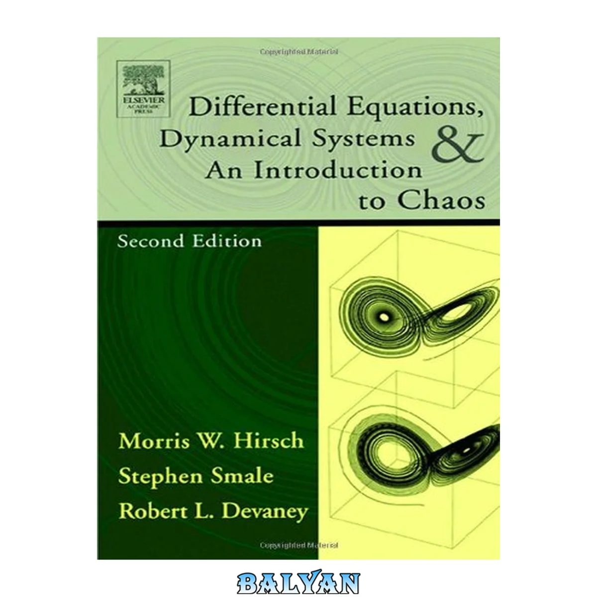 جلد کتاب Differential Equations, Dynamical Systems, and an Introduction to Chaos, Second Edition (Pure and Applied Mathematics (Academic Press), 60.)