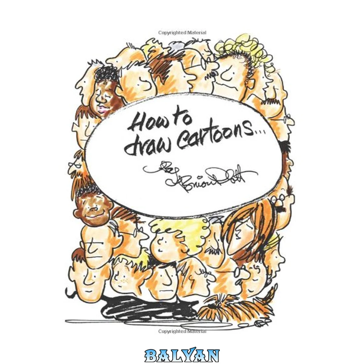 جلد کتاب How to Draw Cartoons