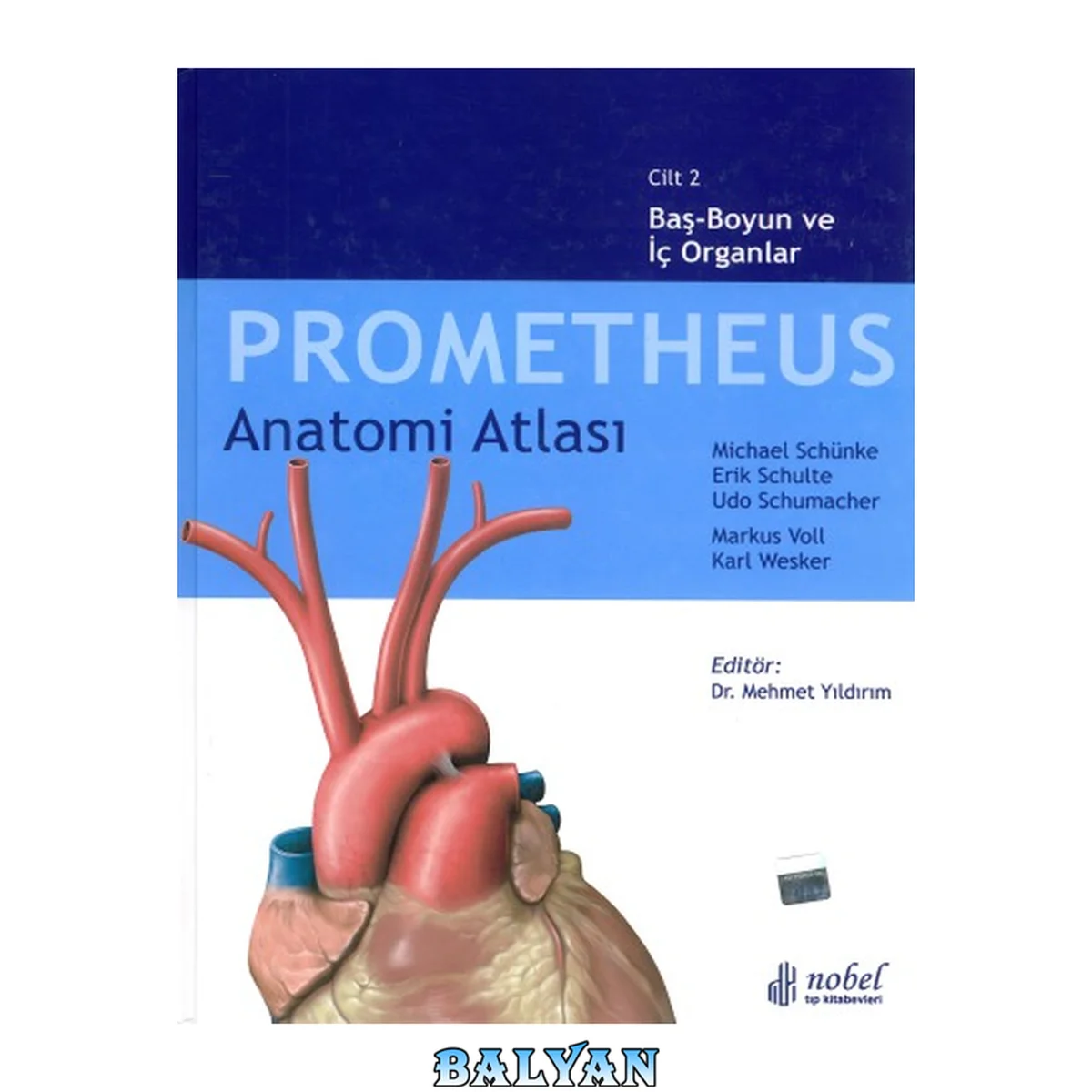 جلد کتاب Prometheus Anatomi Atlası - Cilt 2 2