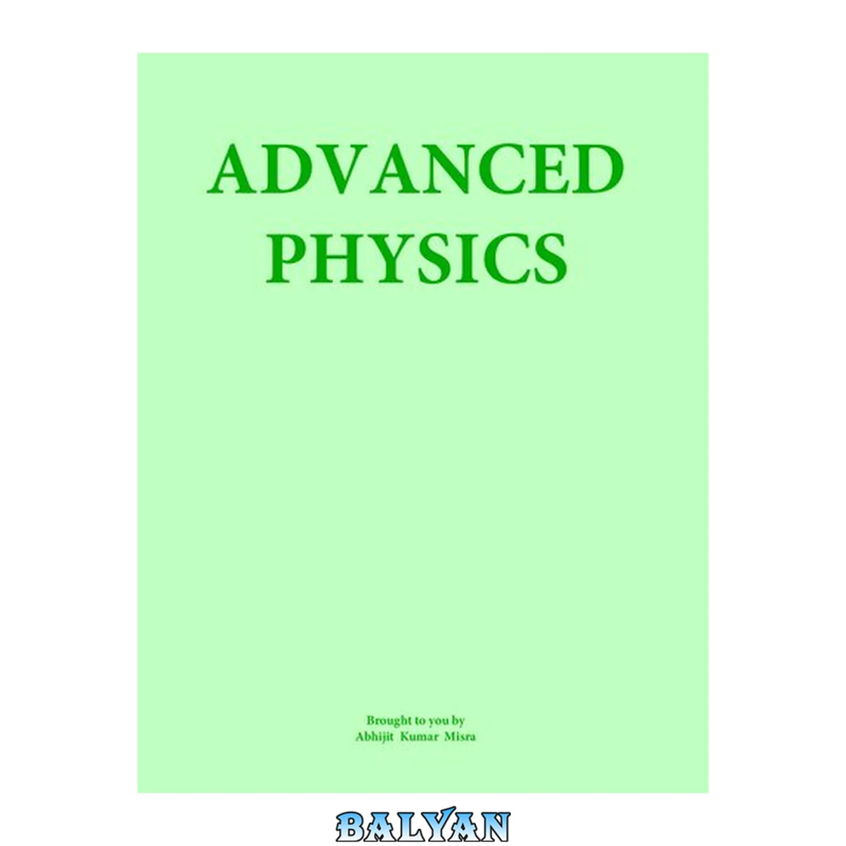 جلد کتاب Advanced Physics