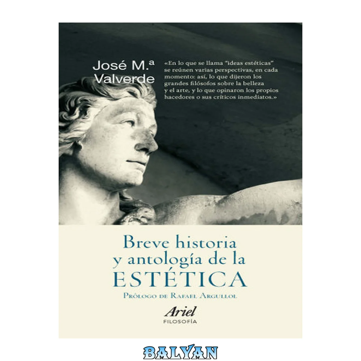 جلد کتاب Breve historia y antología de la estética