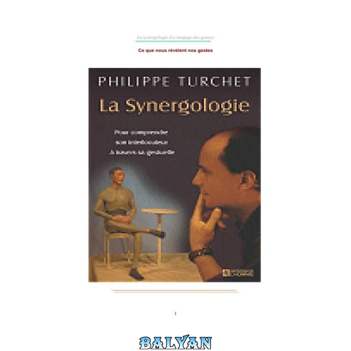 جلد کتاب La Synergologie (Le Langage Des Gestes)