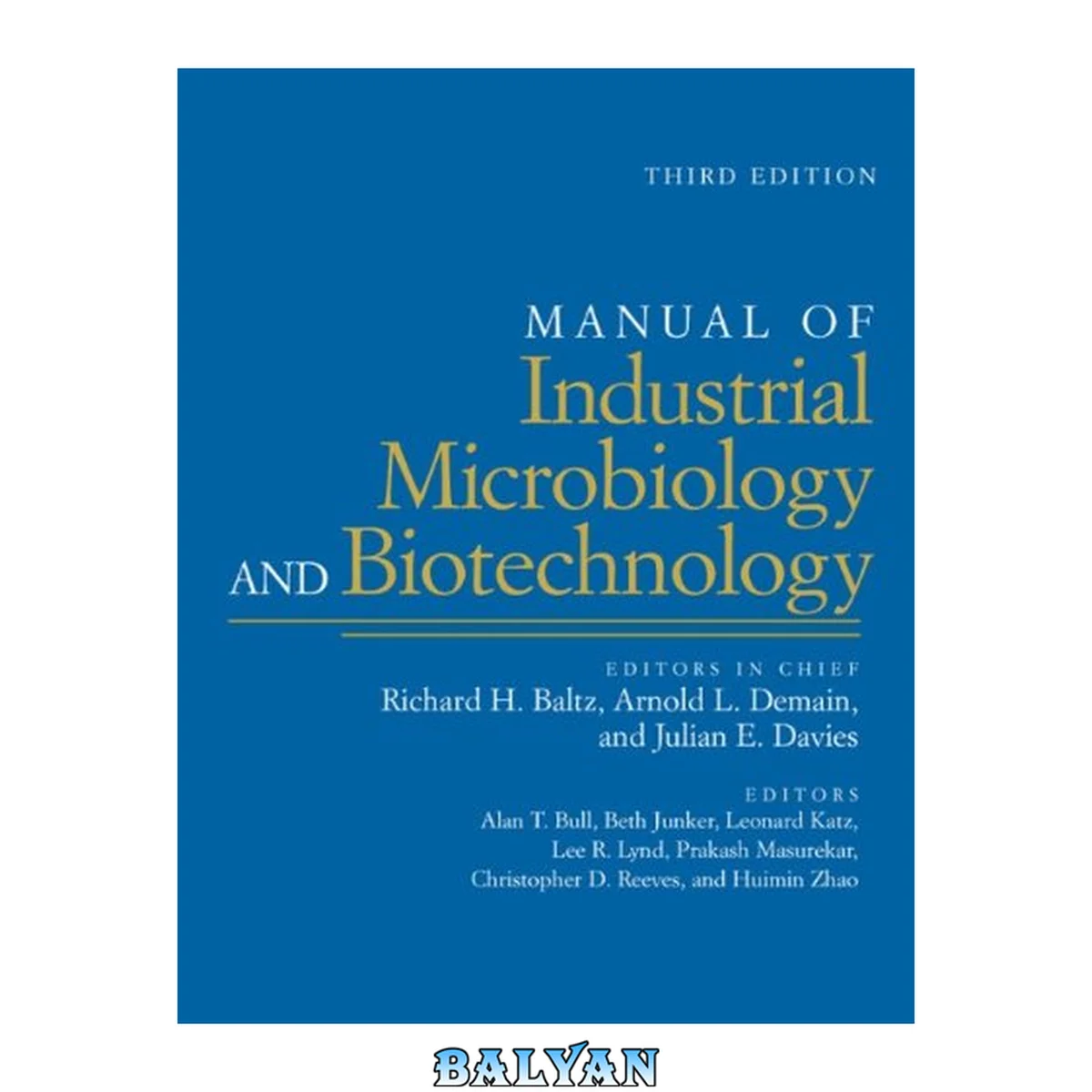 جلد کتاب Manual of Industrial Microbiology and Biotechnology