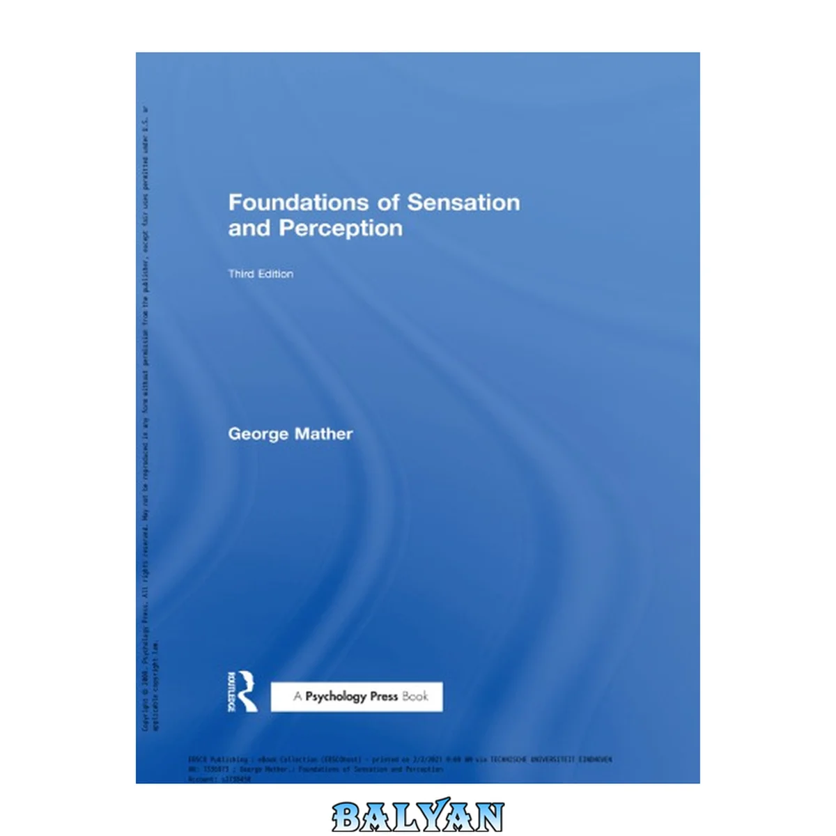جلد کتاب Foundations of Sensations and Perception