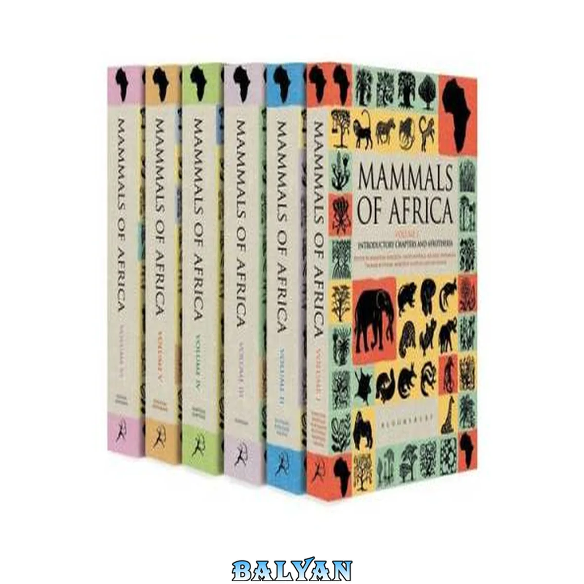 جلد کتاب Mammals of Africa: Volumes I-VI