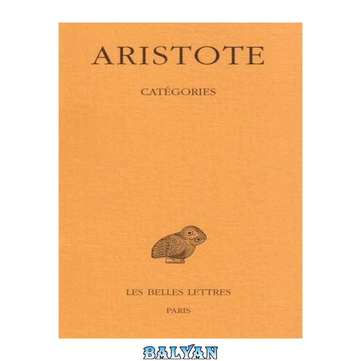 جلد کتاب Aristote: Catégories