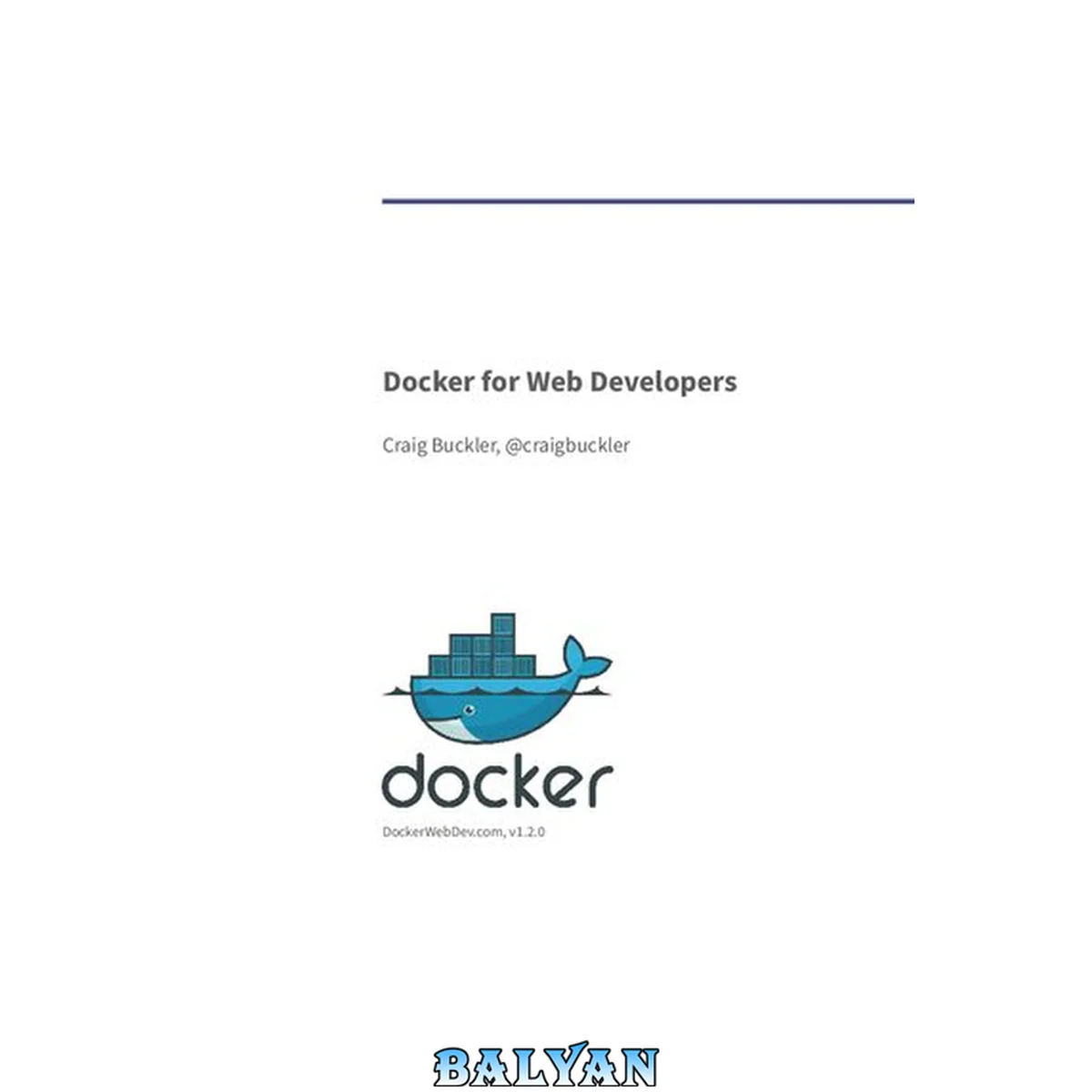 جلد کتاب Docker for Web Developers