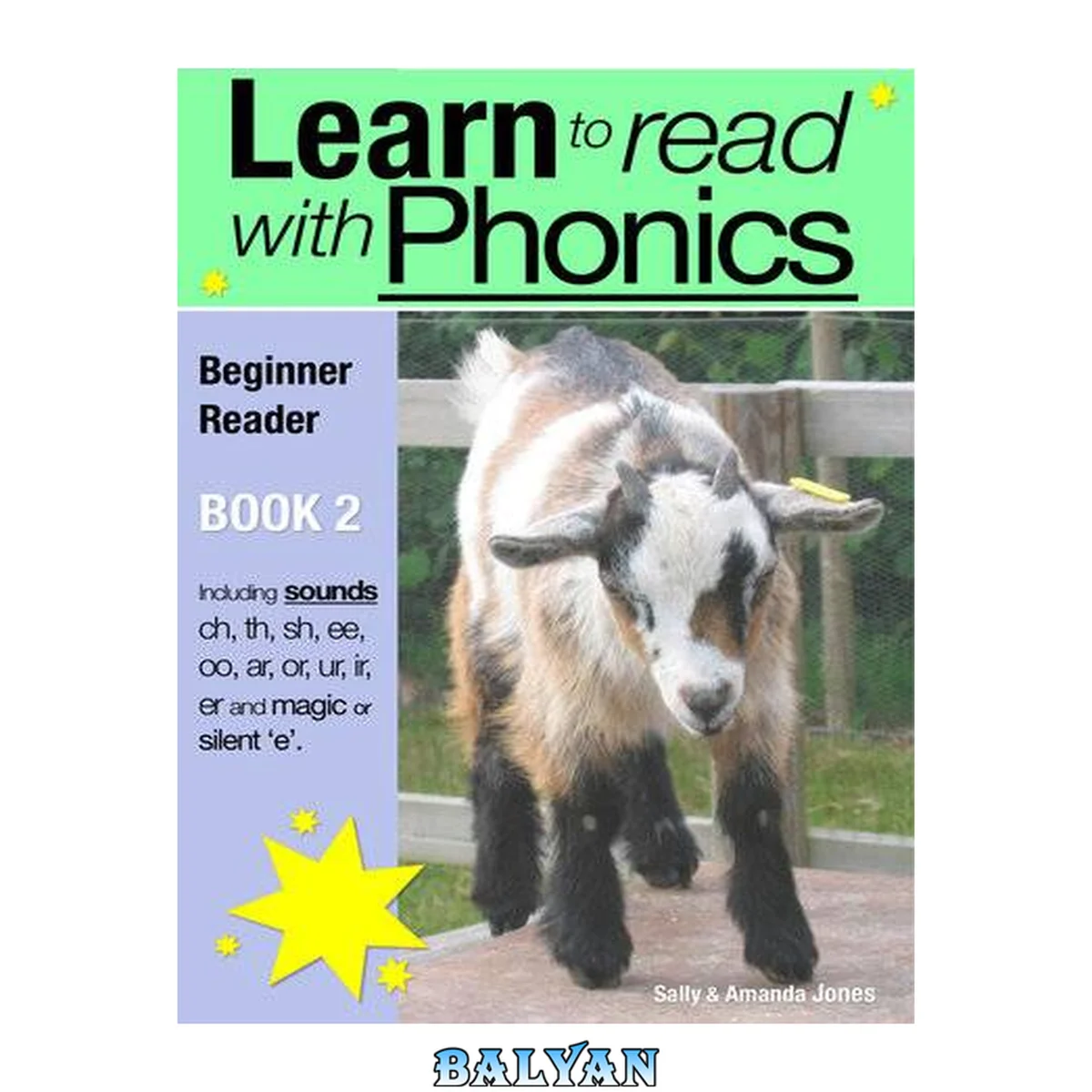 جلد کتاب Learn to Read with Phonics - Book 2 : Learn to Read Rapidly in As Little As Six Months