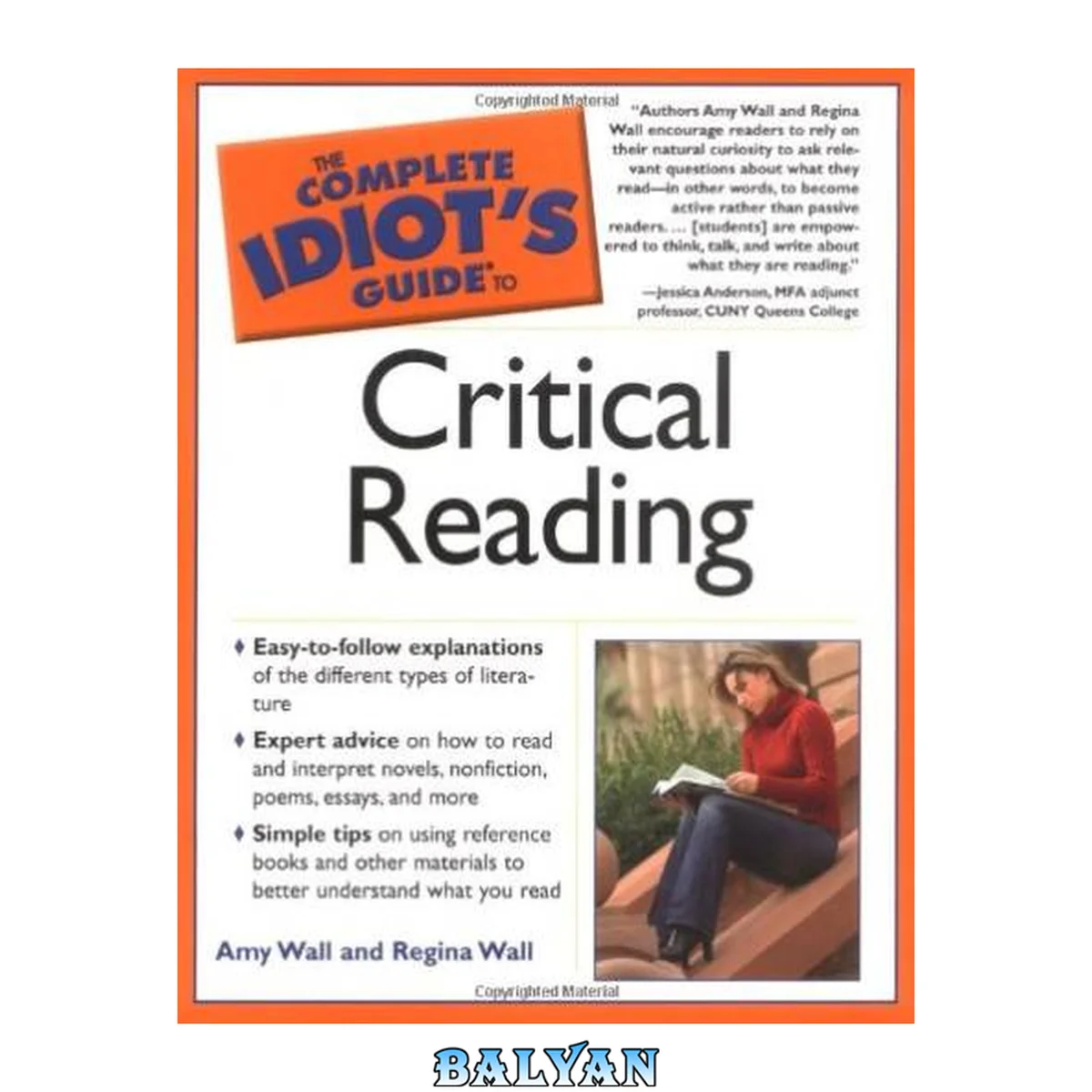 جلد کتاب The Complete Idiot's Guide to Critical Reading