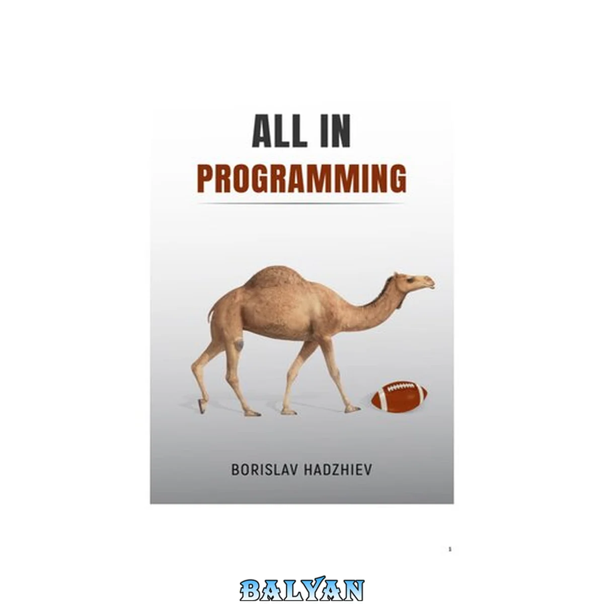 جلد کتاب All in programming