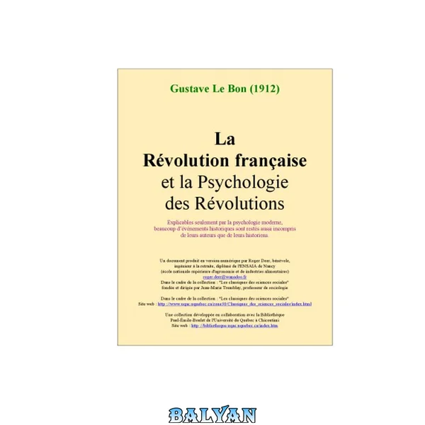 La Révolution française et la Psychologie des Révolutions