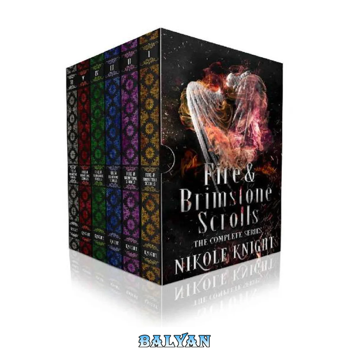 جلد کتاب Fire &amp; Brimstone Scrolls: The Complete Series Box Set (A Gay Paranormal Romance)