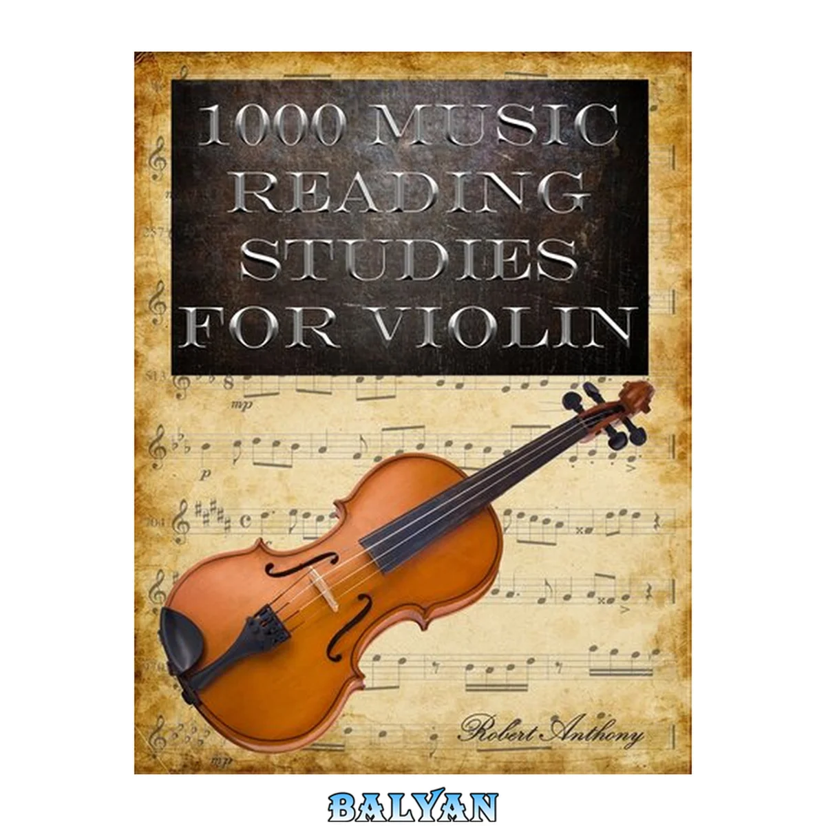 جلد کتاب 1000 Music Reading Studies for Violin