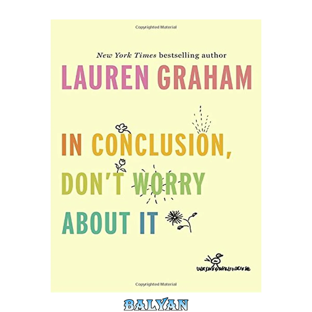 جلد کتاب In conclusion, do not worry about it