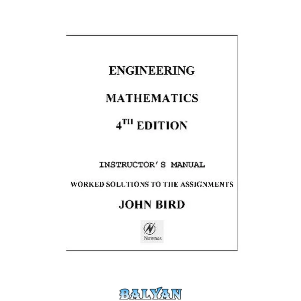 Engineering Mathematics. SOLUTION MANUAL
