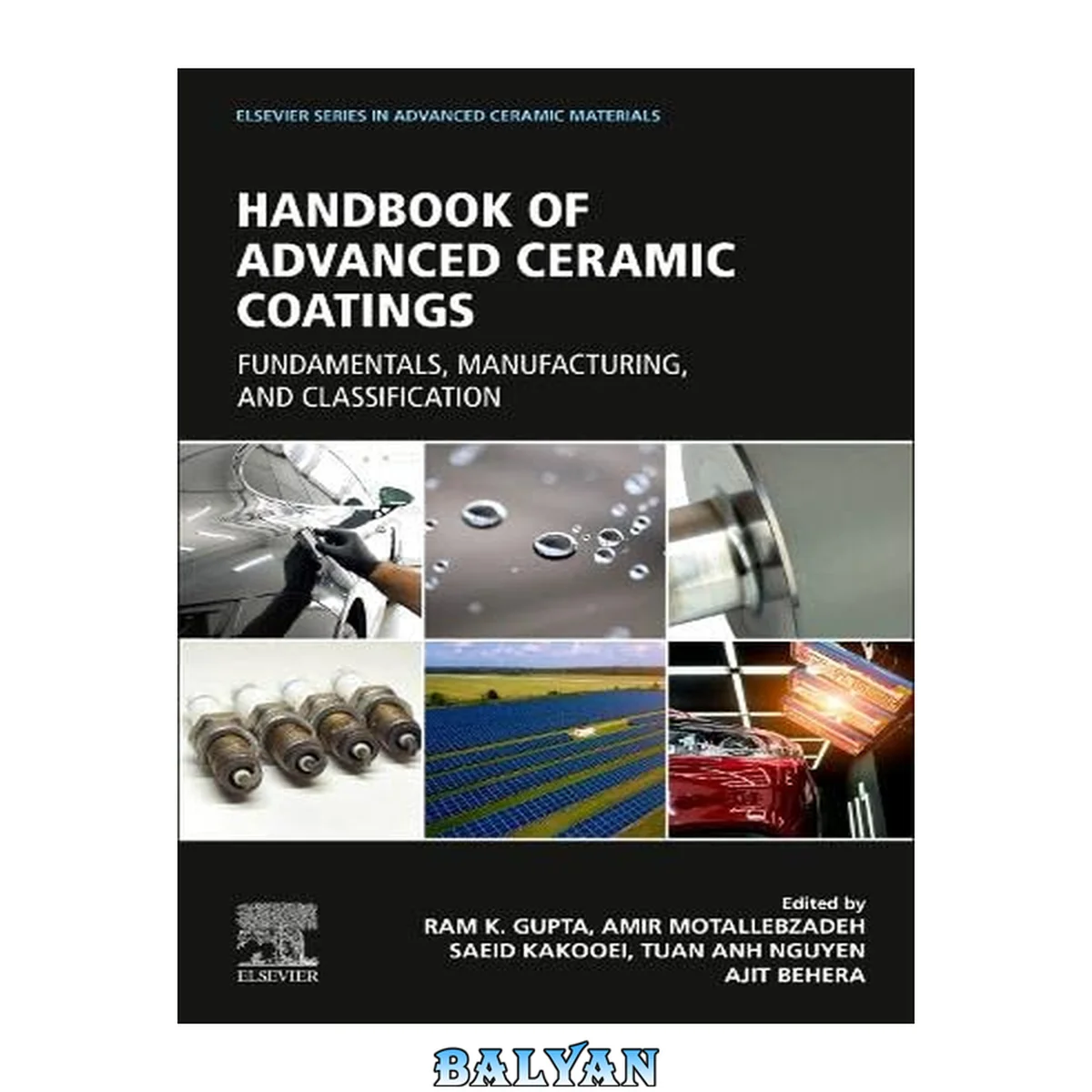 جلد کتاب Handbook of Advanced Ceramic Coatings: Fundamentals, Manufacturing, and Classification