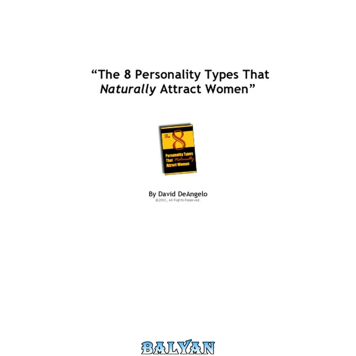 جلد کتاب Double Your Dating - The 8 Personality types That Naturally Attract Women