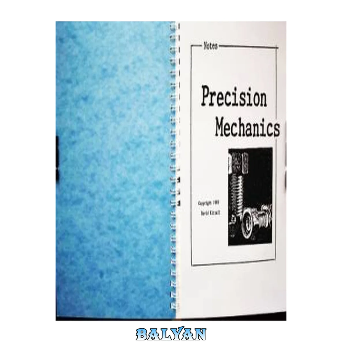 جلد کتاب Precision Mechanics Notes