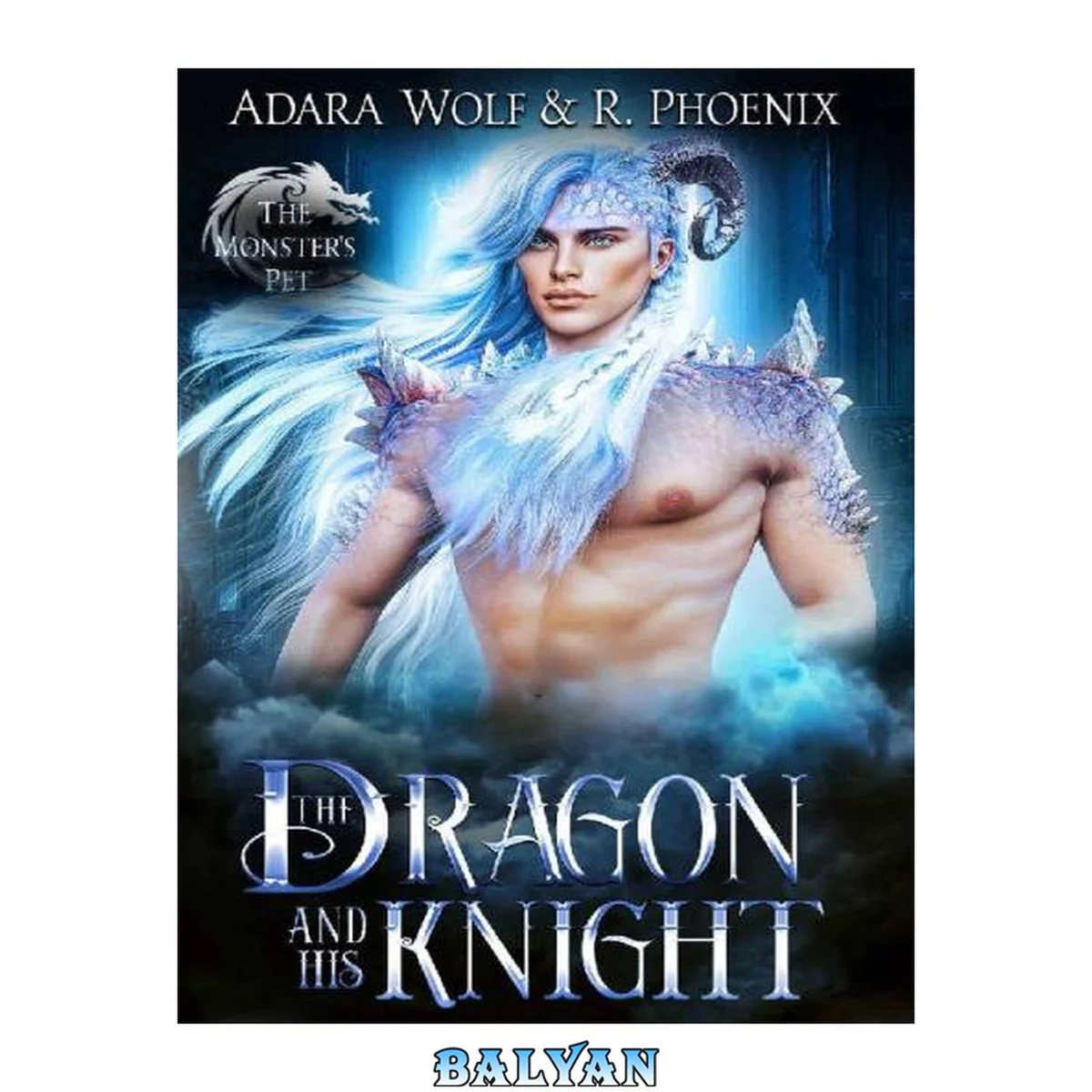 جلد کتاب The Dragon and His Knight: An MM Fantasy Romance : A Monster's Pet Standalone