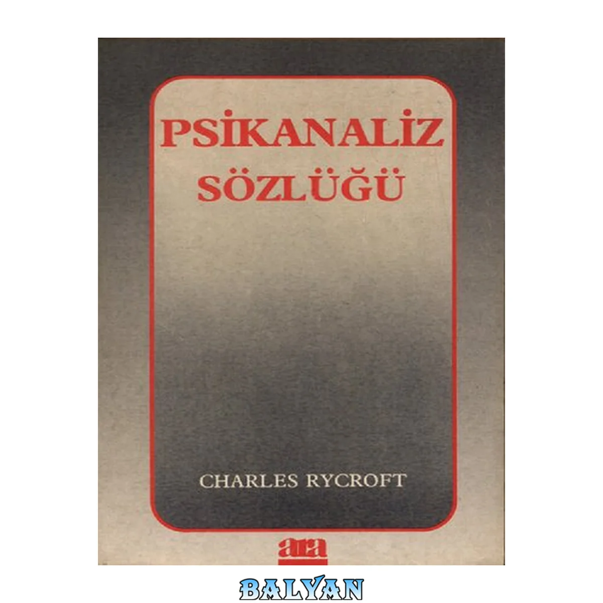 جلد کتاب Psikanaliz Sözlüğü