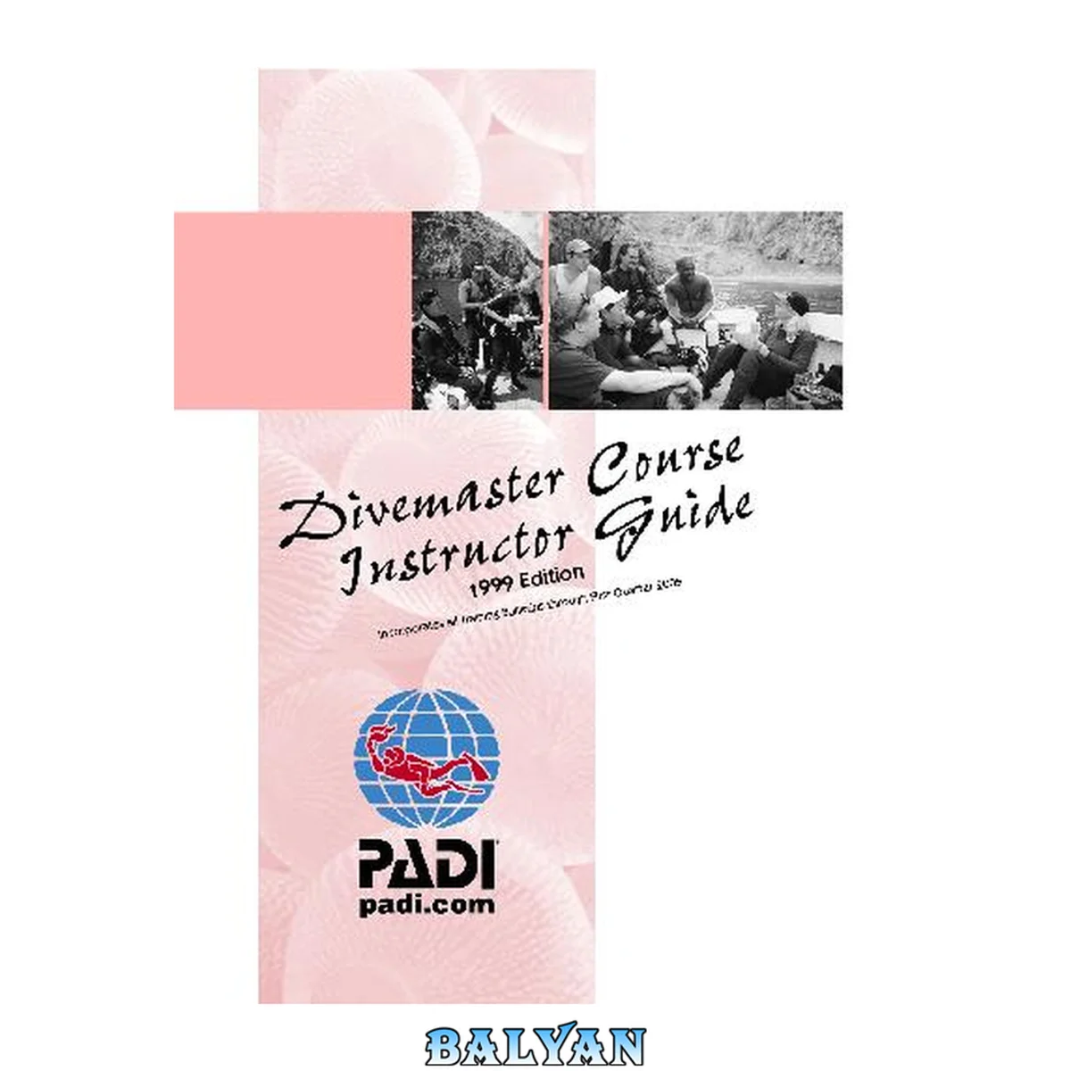 جلد کتاب PADI Divemaster Course Instructor Guide, PADI