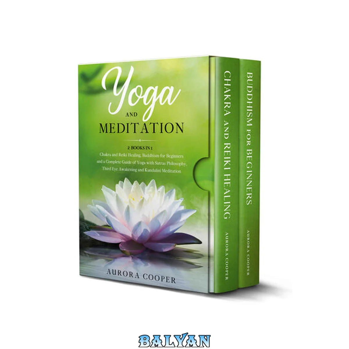 جلد کتاب YOGA AND MEDITATION Chakra and Reiki Healing, Buddhism for Beginners and a Complete Guide of Yoga, with Sutras Philosophy, Third Eye Awakening and Kundalini Meditatio