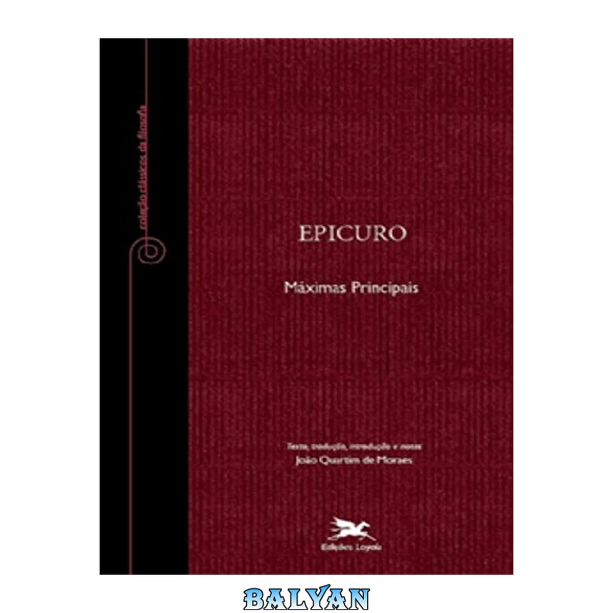 جلد کتاب Epicuro. Máximas Principais