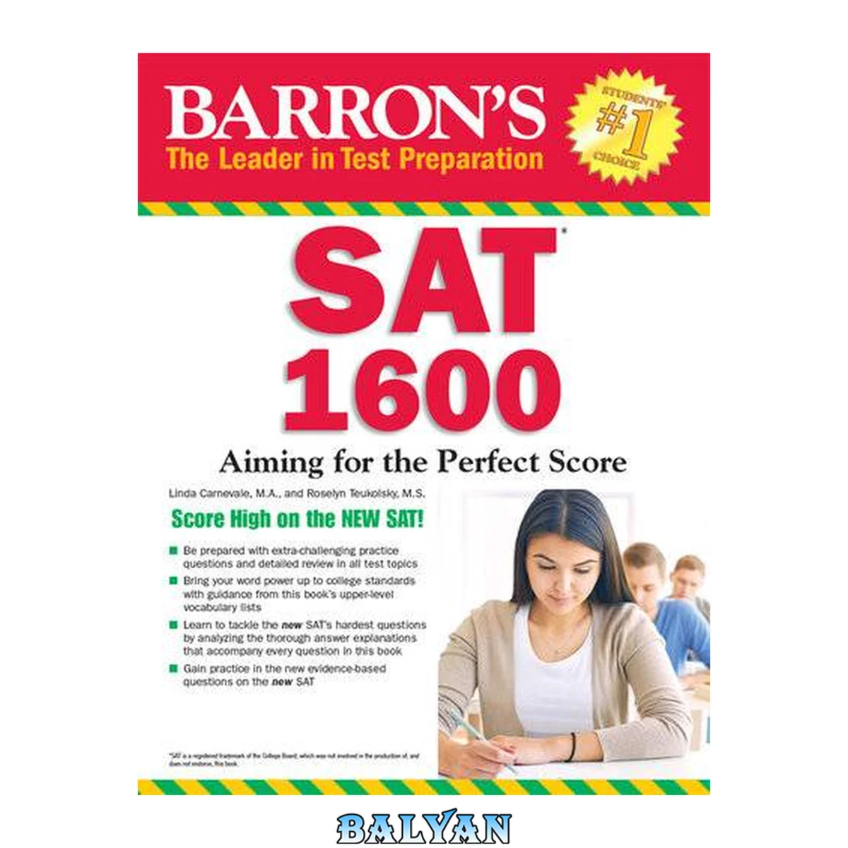 جلد کتاب Barron's SAT 1600: Revised for the NEW SAT