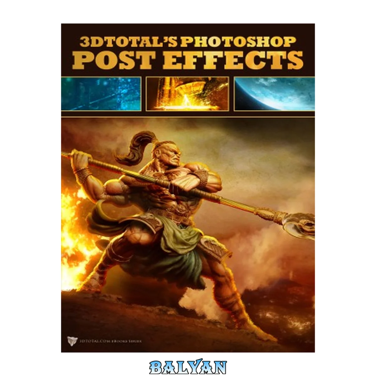 جلد کتاب 3D total&amp;#039;s Photoshop Post Effects