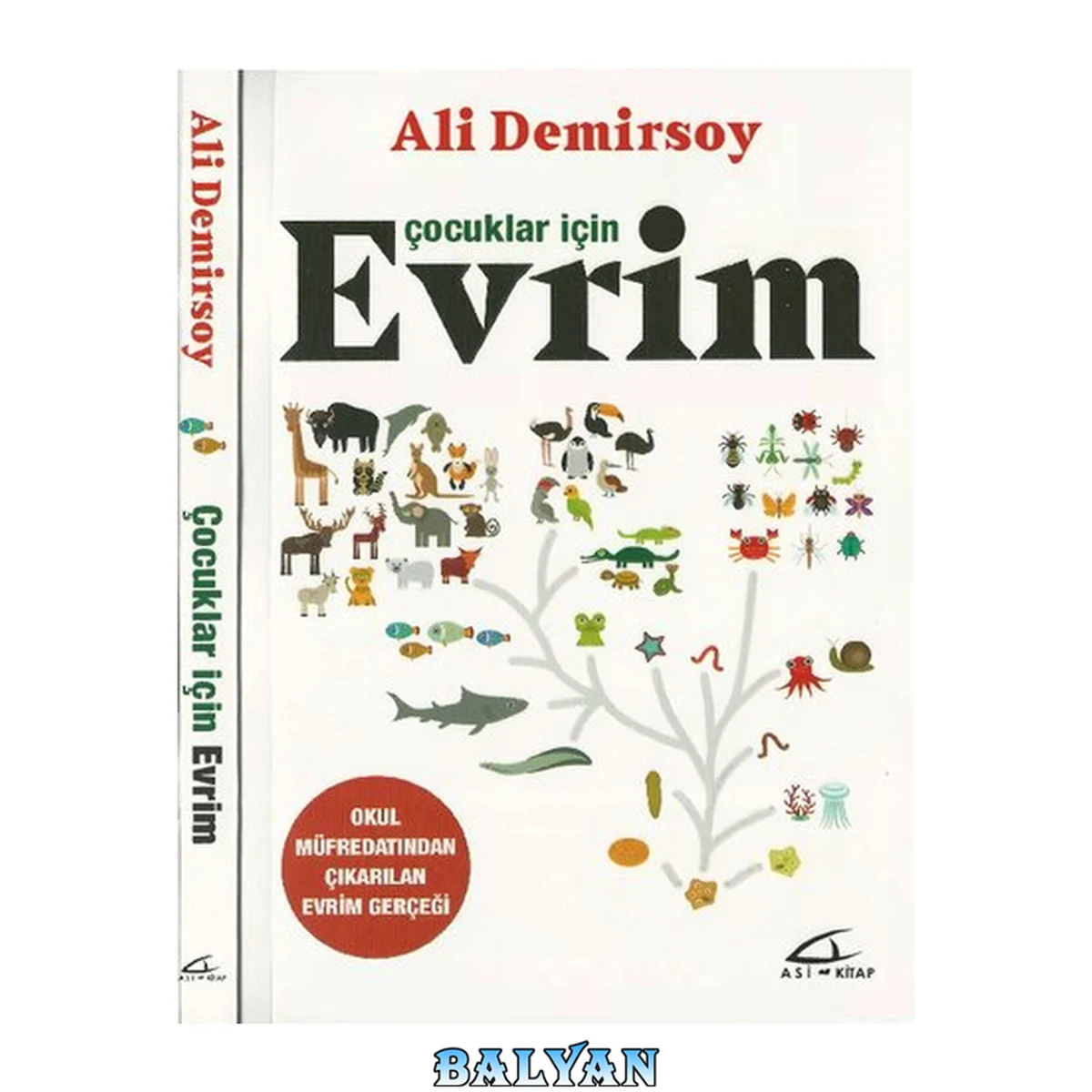 جلد کتاب Çocuklar İçin Evrim: Okul Müfredatından Çıkarılan Evrim Gerçeği