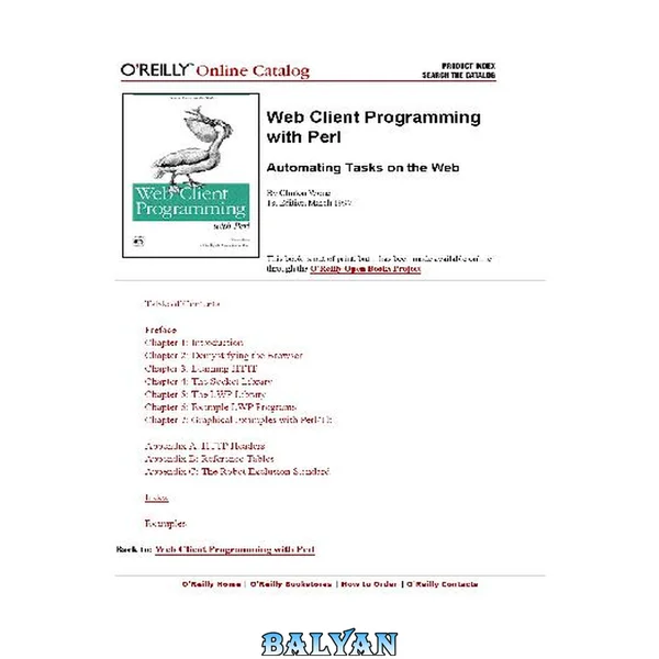 Web-Client Programming with PERL