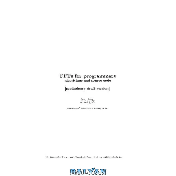 FFTs for Programmers Algorithms and Source Code