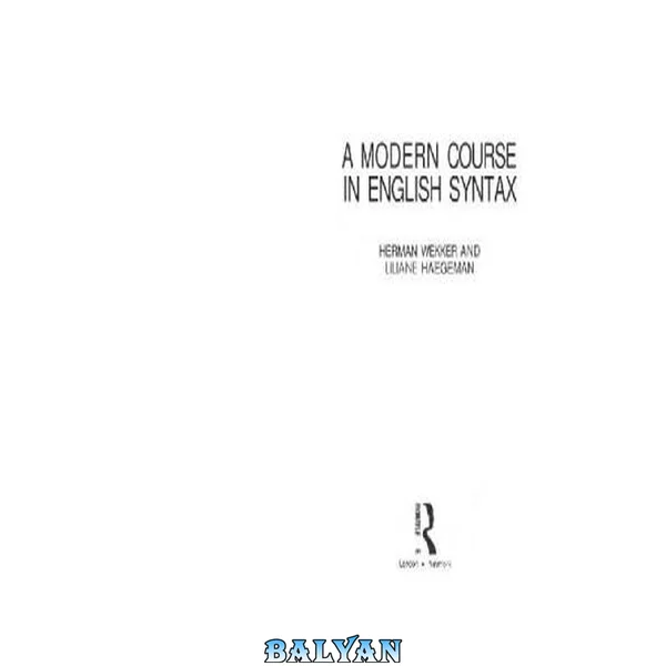 A Modern Course in English Syntax